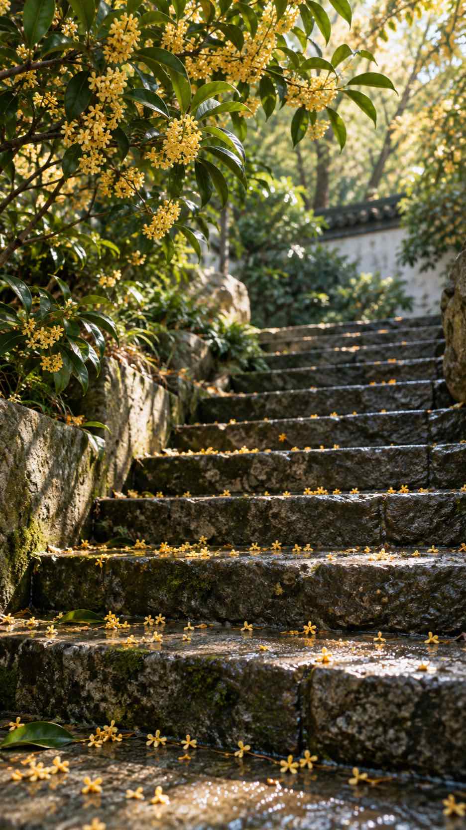 Osmanthus-Scented Stone Steps