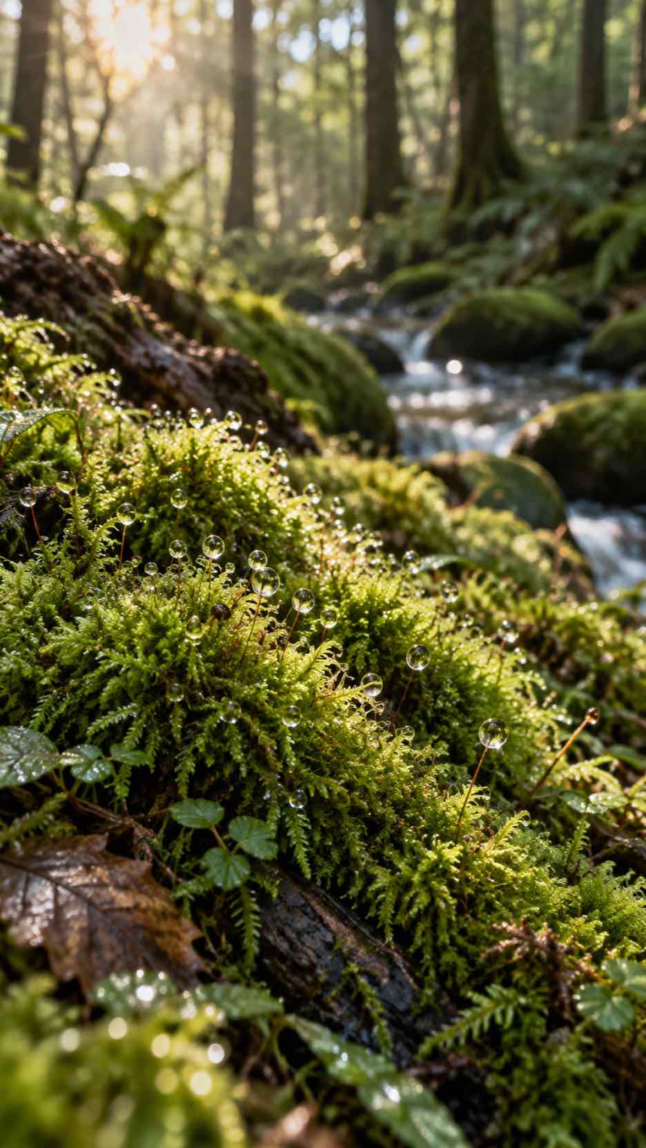 Morning Dew and Moss
