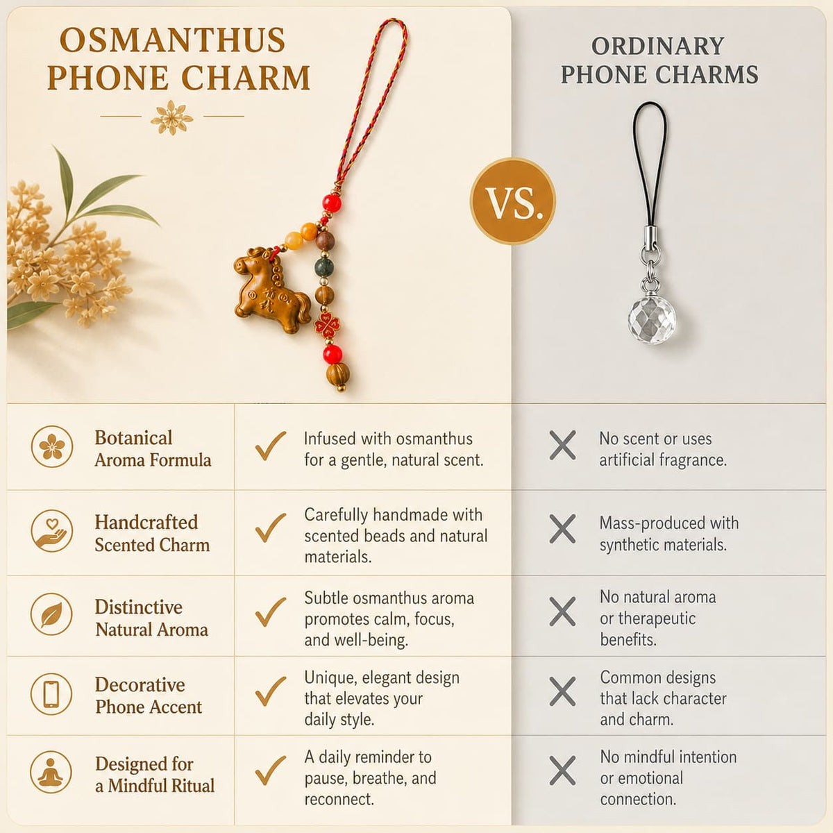 023-Digestive Care · Osmanthus Aroma · Prosperity on the Way Phone Charm · Style B