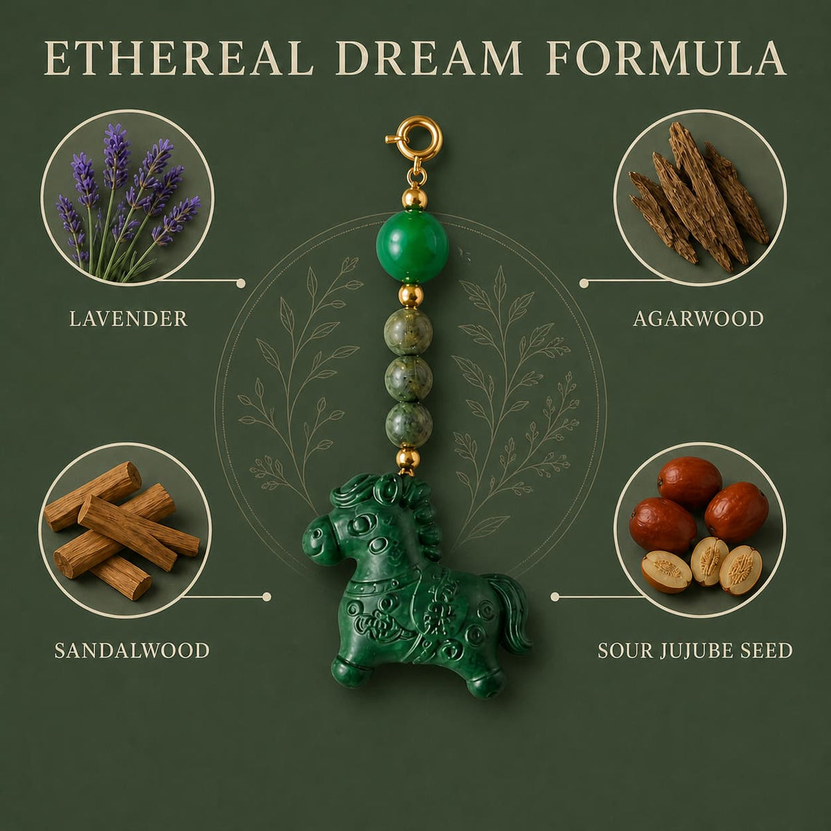 017-Sleep Support · Lavender Aroma · Fortune on the Way Phone Charm · Style D